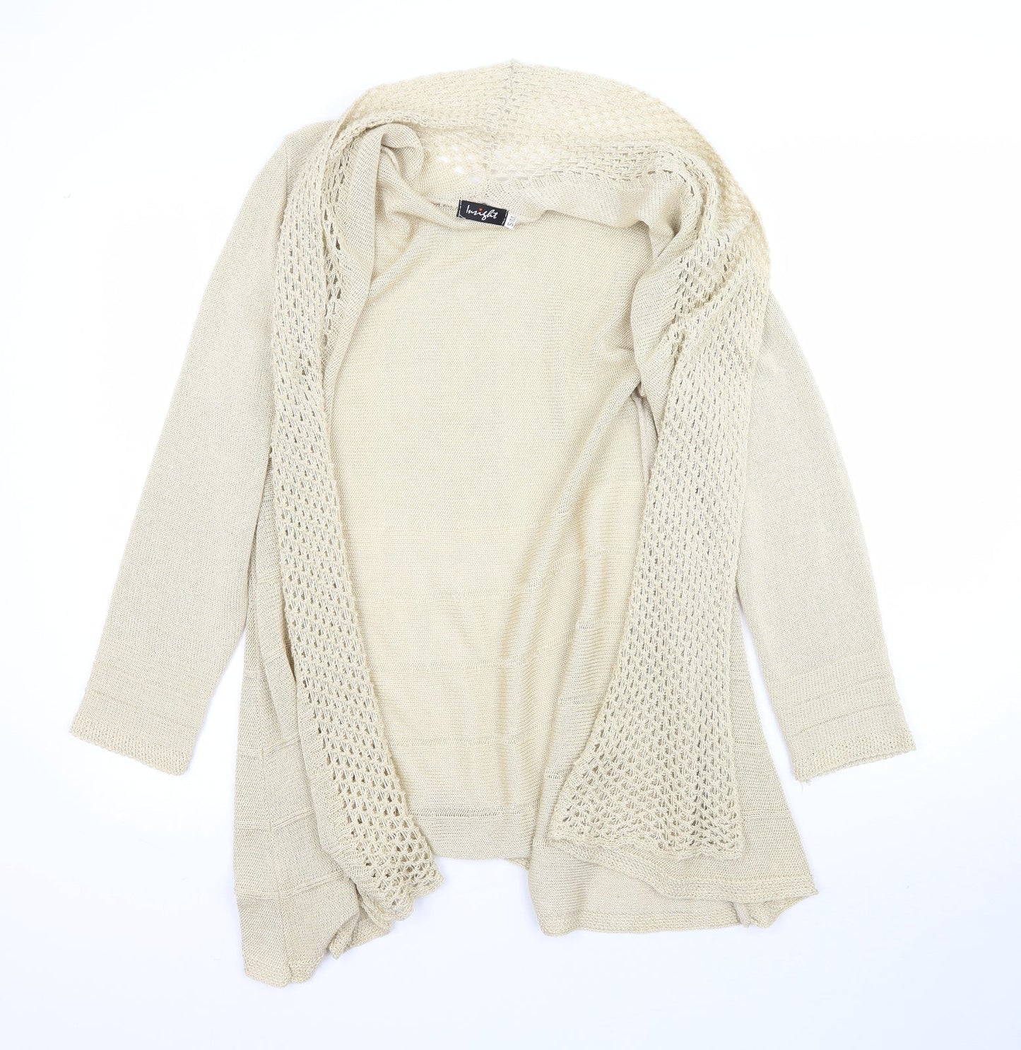 Insight Womens Beige   Cardigan Jumper Size S  - Waterfall