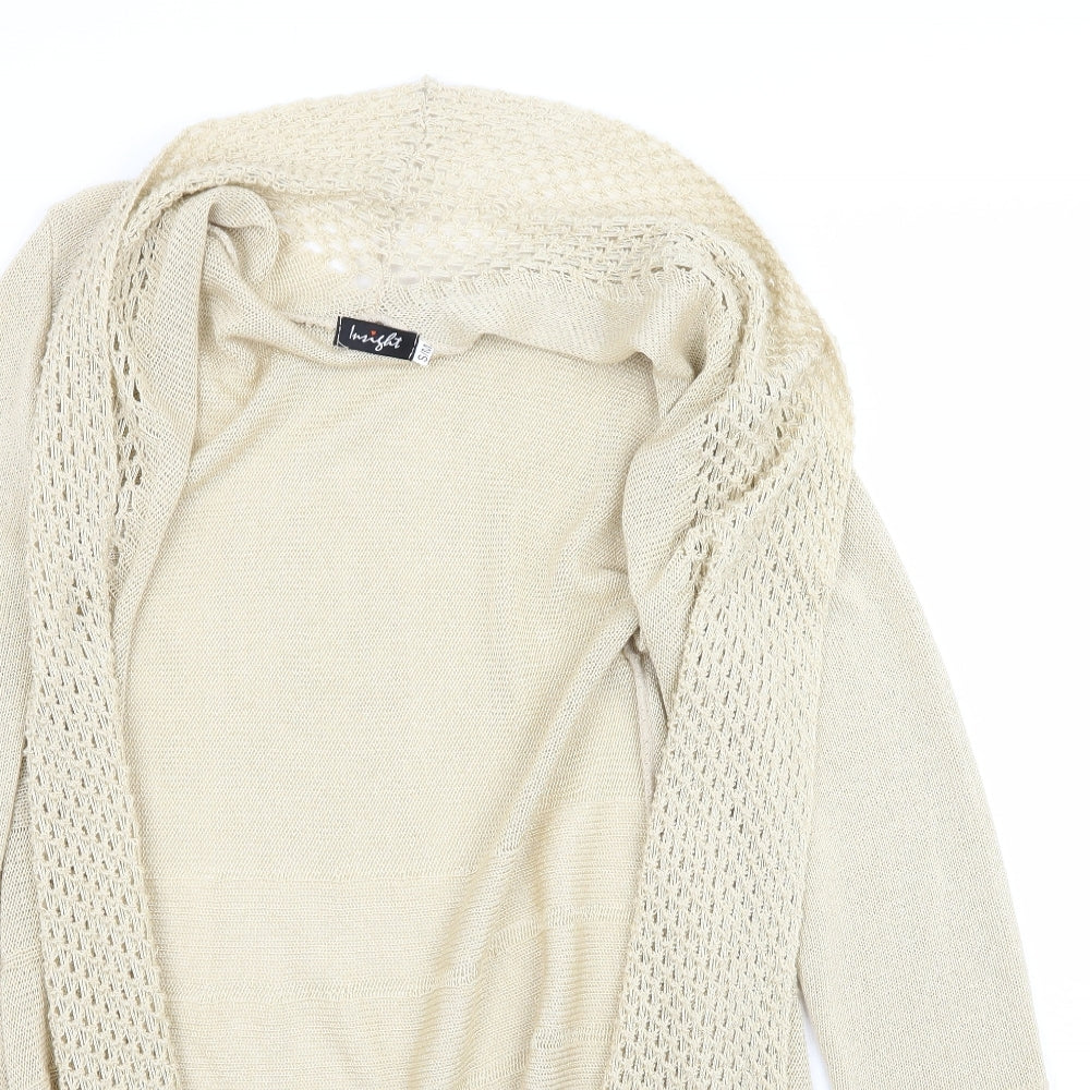 Insight Womens Beige   Cardigan Jumper Size S  - Waterfall