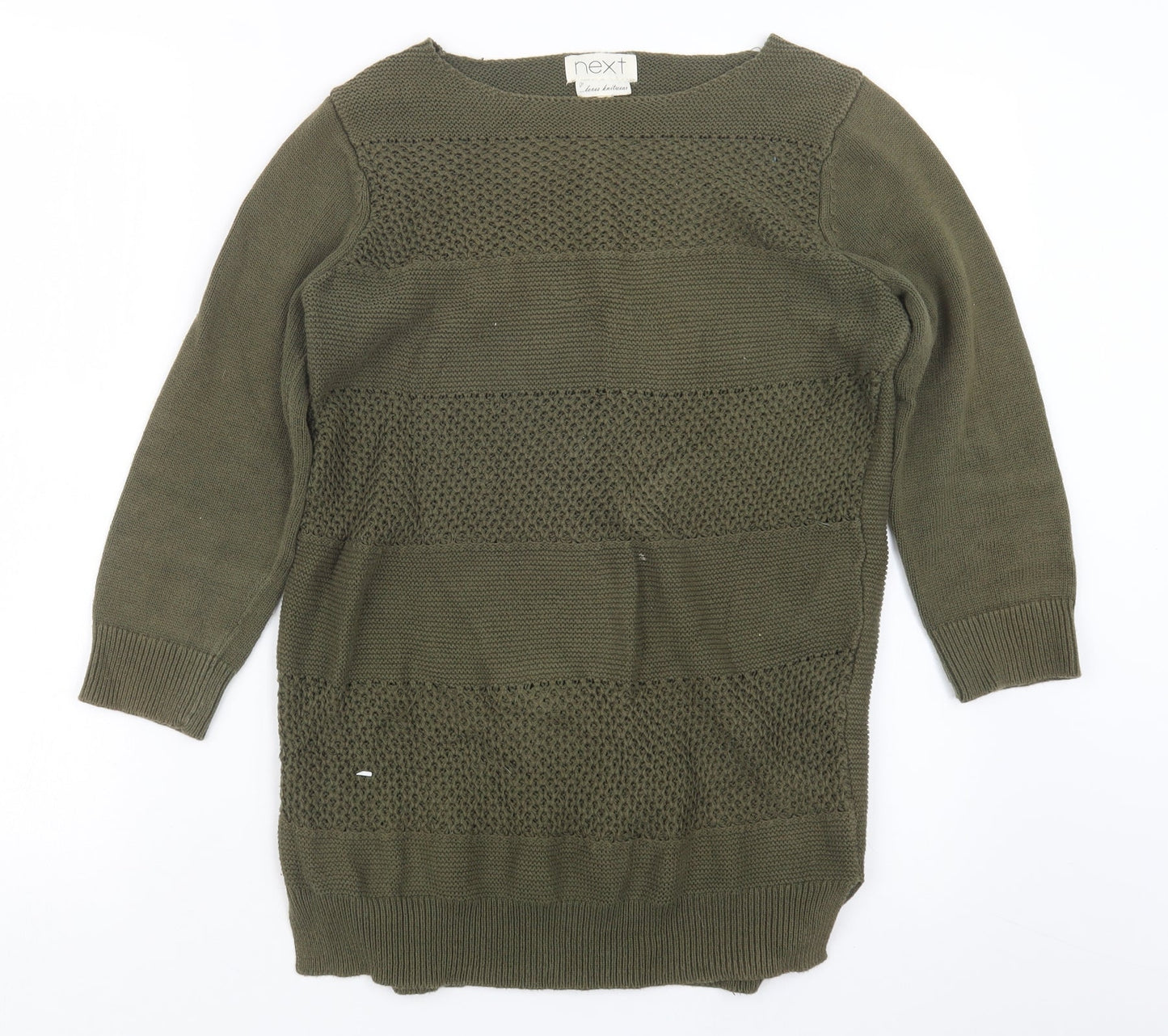 NEXT Womens Green  Knit Pullover Jumper Size 10