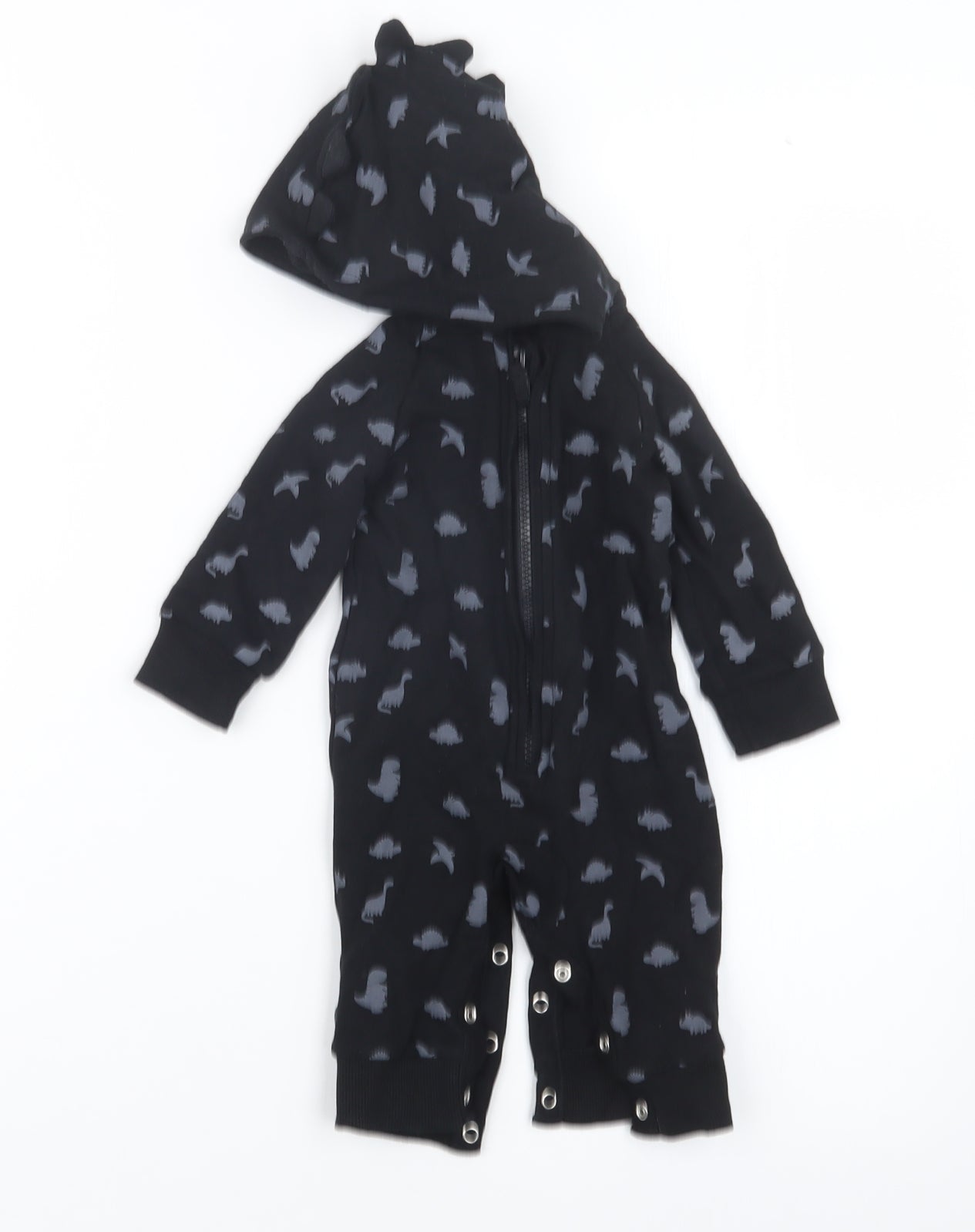 George Boys Black Geometric  Jacket  Size 3-6 Months  - One Piece