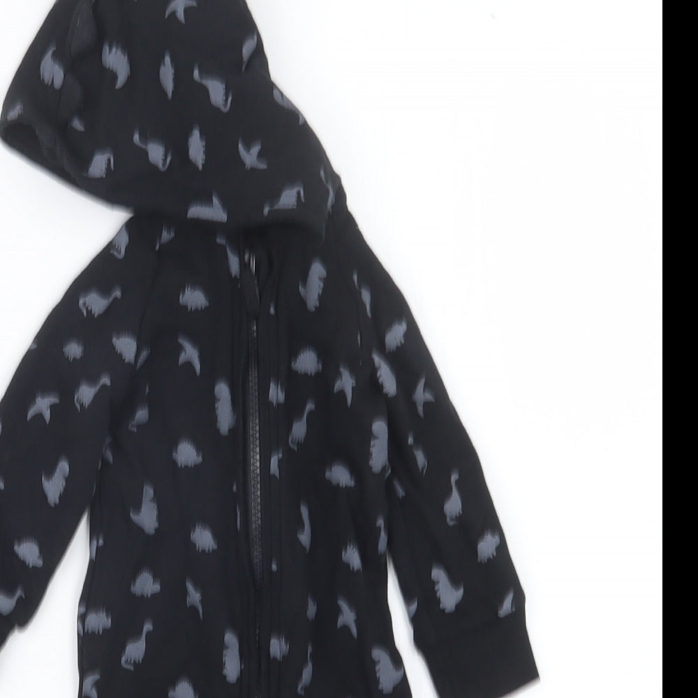 George Boys Black Geometric  Jacket  Size 3-6 Months  - One Piece