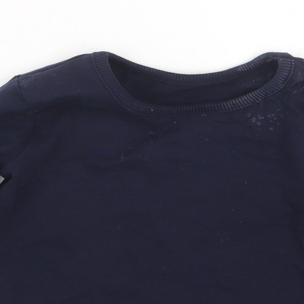 George Boys Blue   Basic T-Shirt Size 9-12 Months