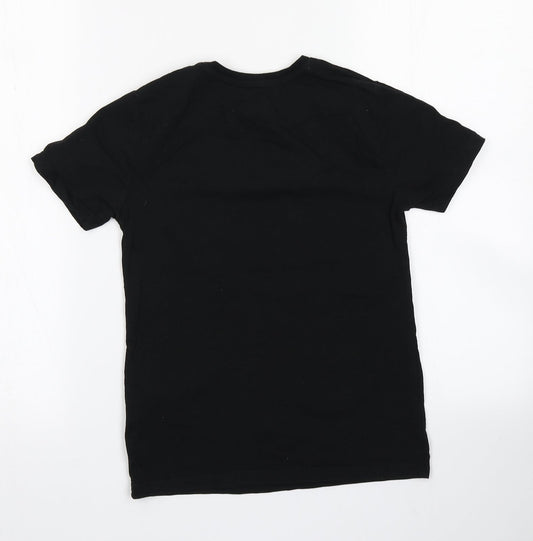 Primark Boys Black   Basic T-Shirt Size S  - Fortnite