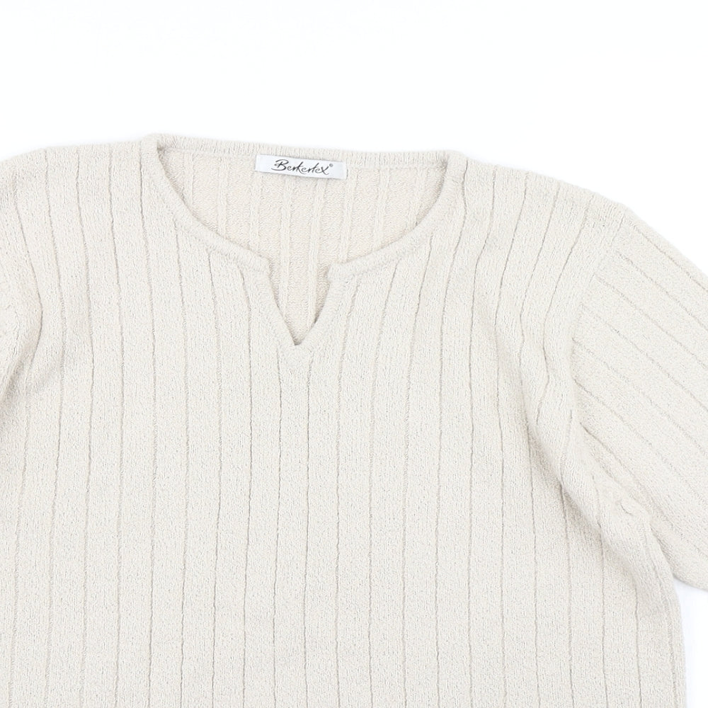 Berkertex Womens Brown  Knit Pullover Jumper Size 14