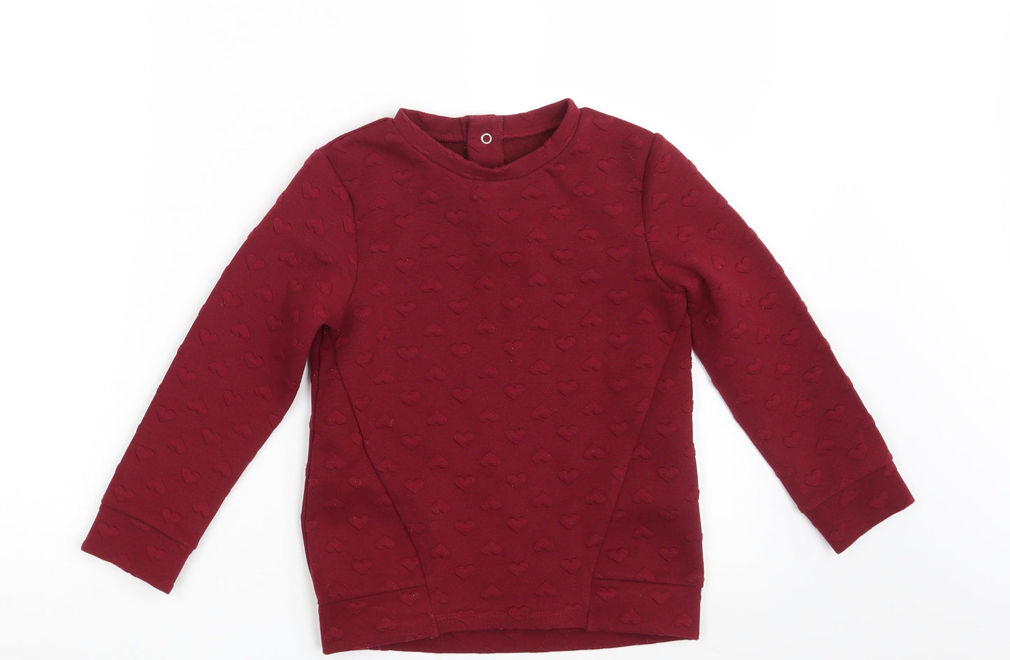 Nutmeg Girls Purple   Pullover Jumper Size 5-6 Years