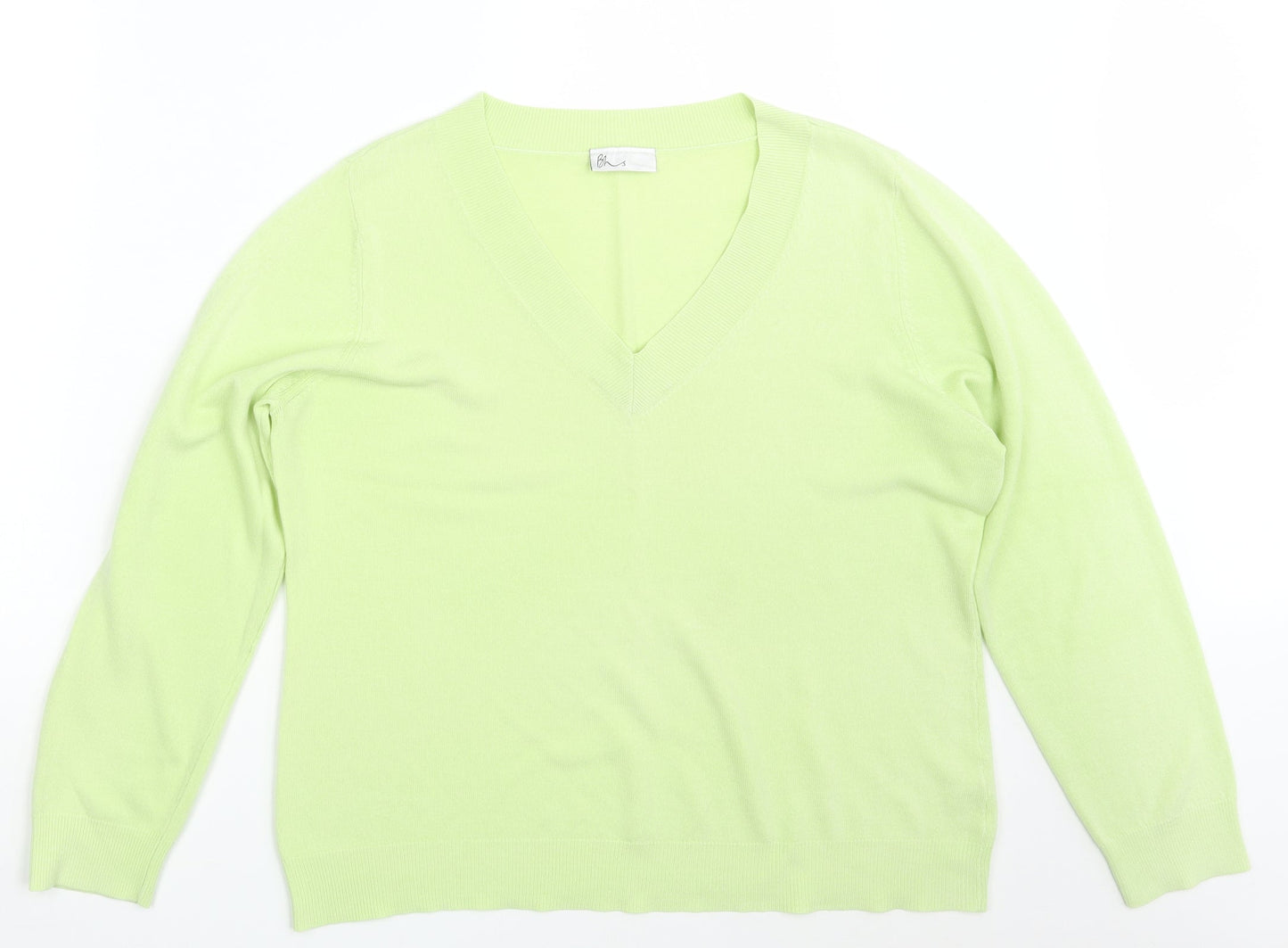 BHS Womens Green   Pullover Sweatshirt Size 20