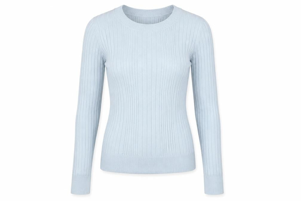 New Look Womens Blue  Knit Pullover Jumper Size 8