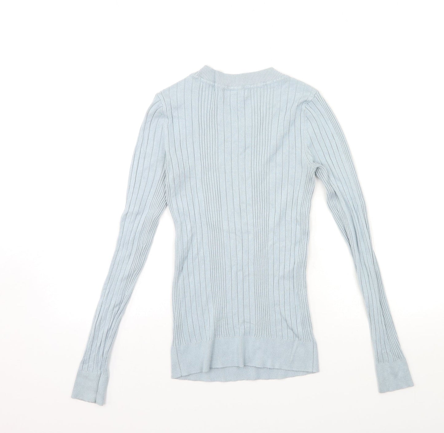 New Look Womens Blue  Knit Pullover Jumper Size 8