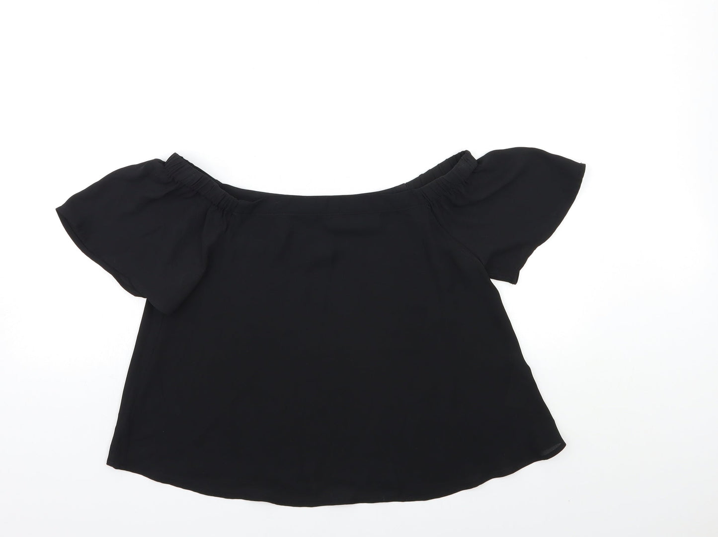 New Look Womens Black   Basic Blouse Size 8