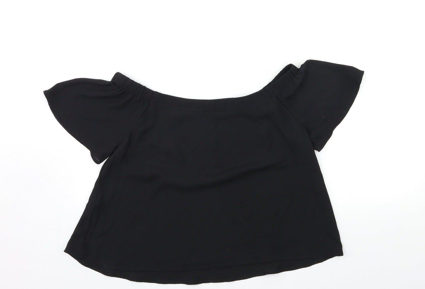 New Look Womens Black   Basic Blouse Size 8