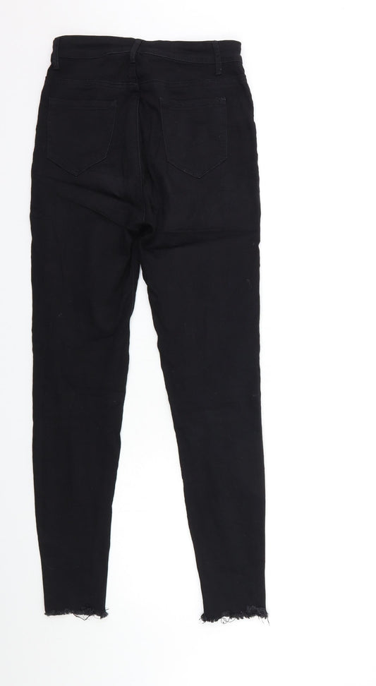 Preworn Womens Black  Denim Skinny Jeans Size S L29 in