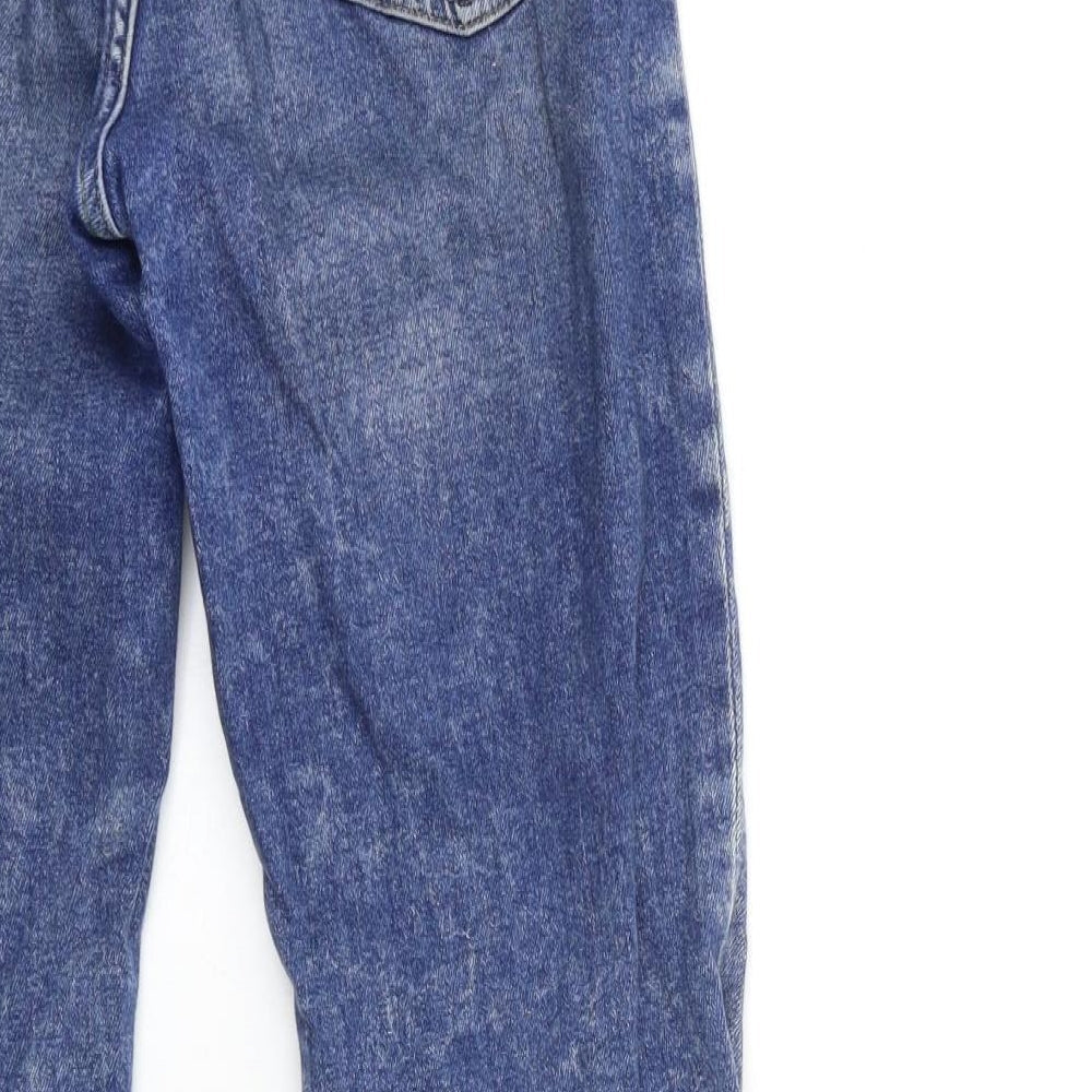 H&M Womens Blue  Denim Skinny Jeans Size 8 L28 in