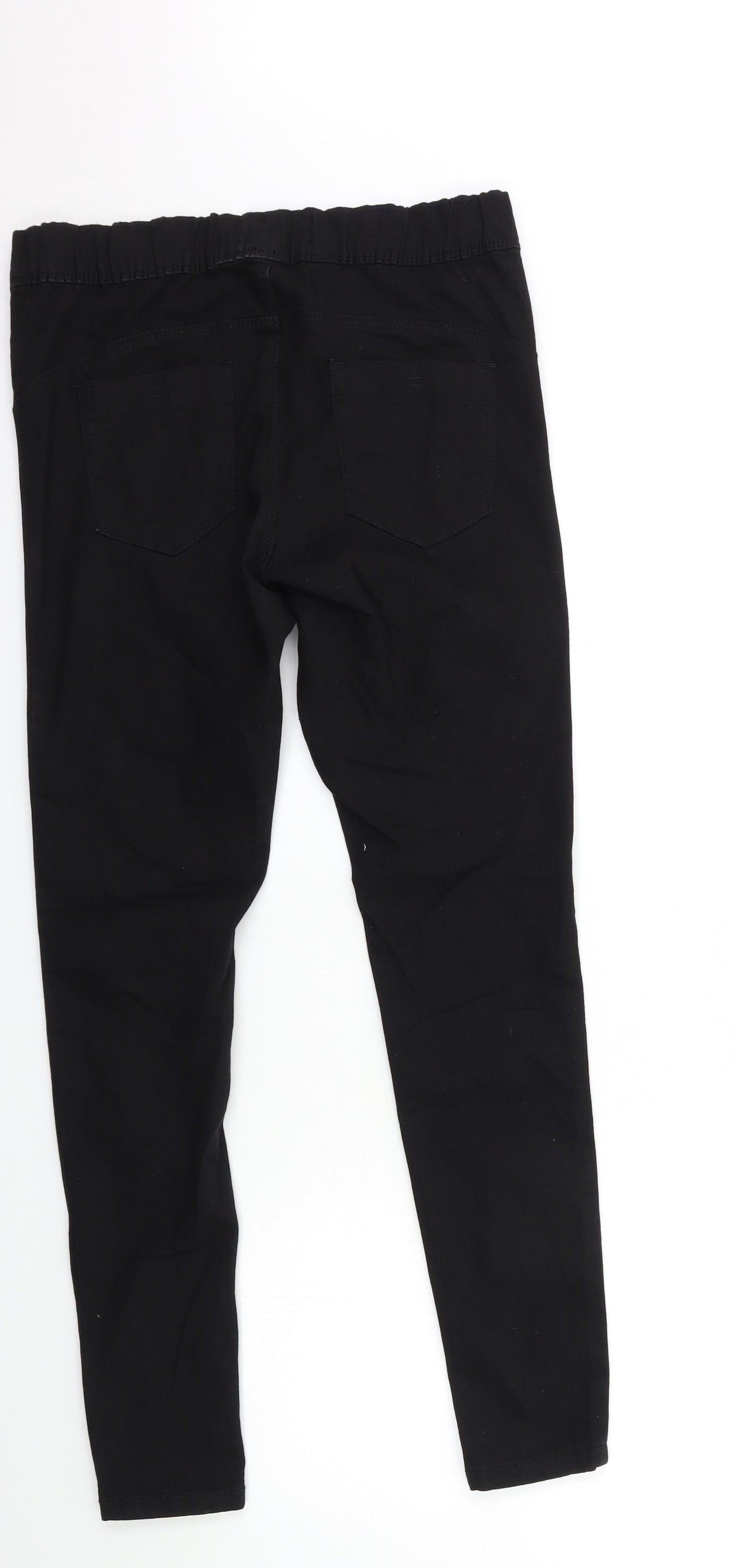 Denim & Co. Womens Black  Denim Jegging Jeans Size 10 L29 in