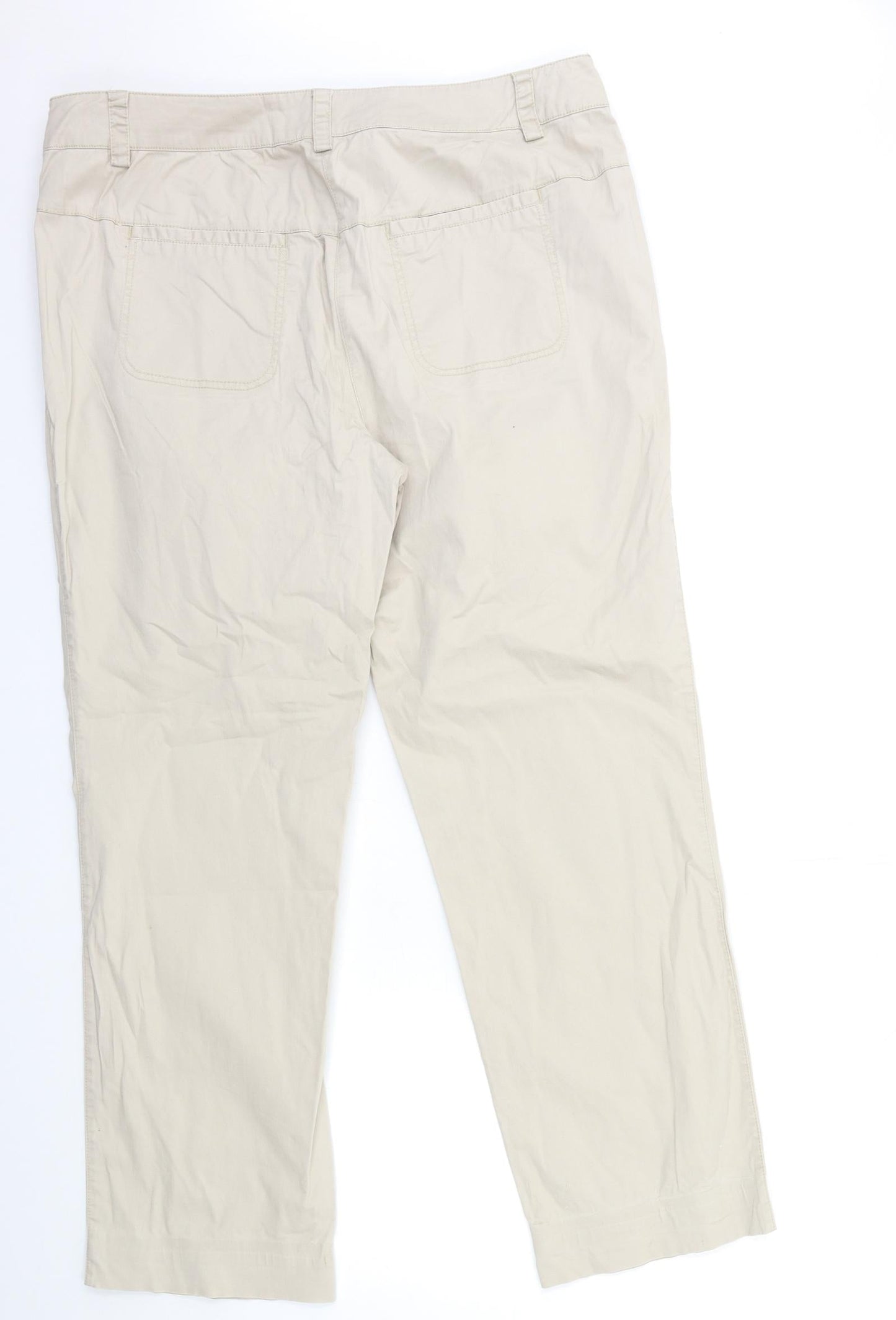 Preworn Womens Beige   Chino Trousers Size 36 in L30 in