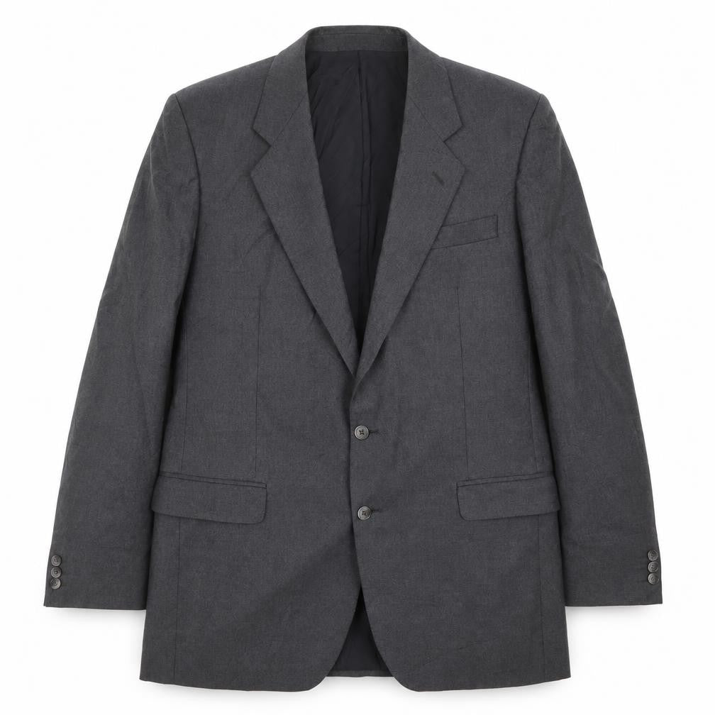 The Label Mens Grey   Jacket Suit Jacket Size 42