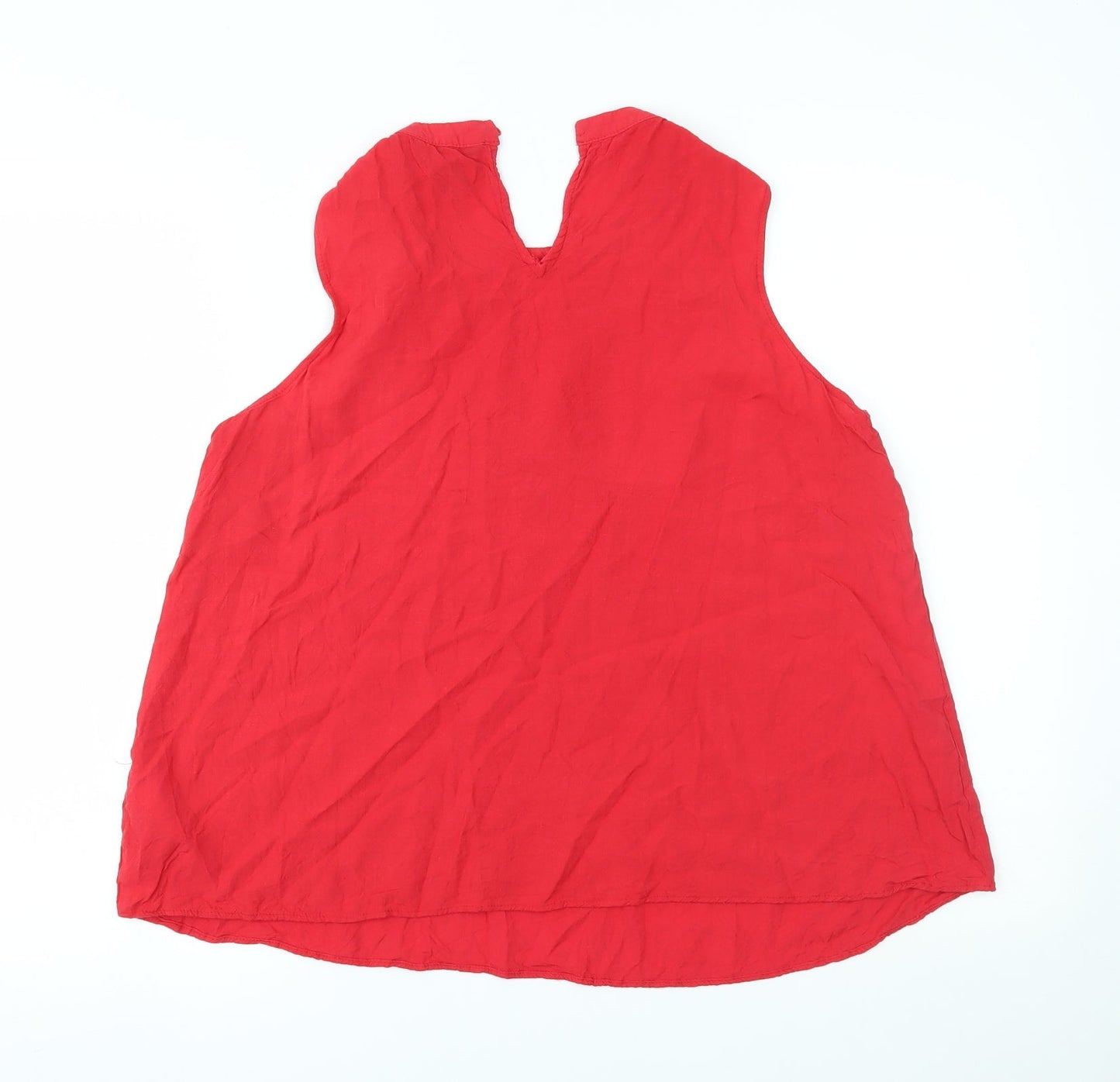 New Look Womens Red   Basic Tank Size 12
