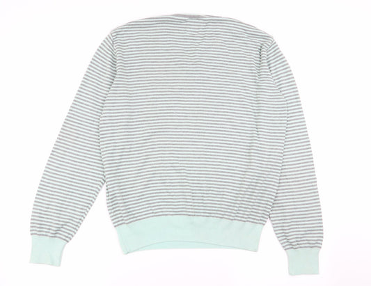 silver lions Mens Multicoloured Striped  Pullover Jumper Size S
