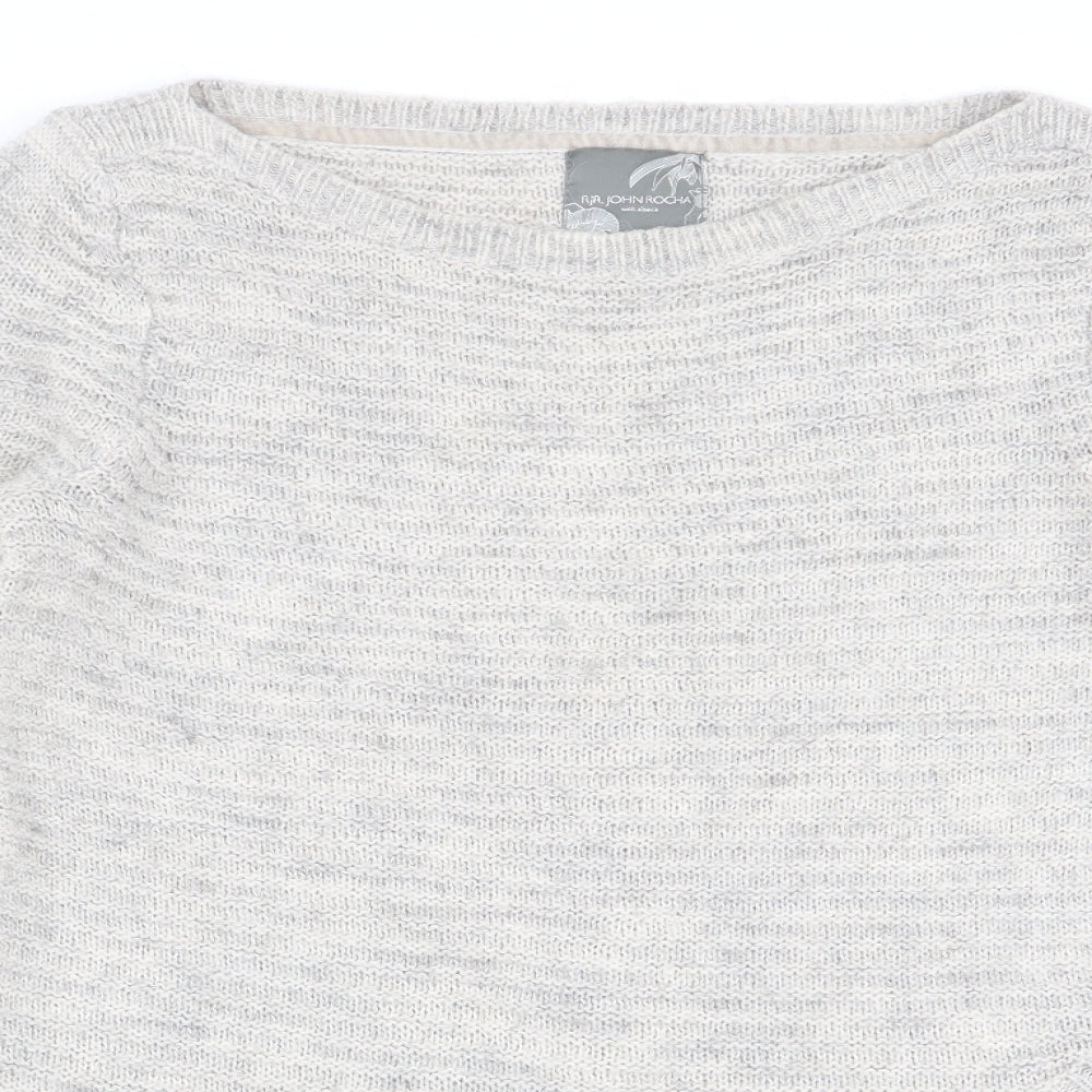RJR.John Rocha Womens Beige   Pullover Jumper Size 10