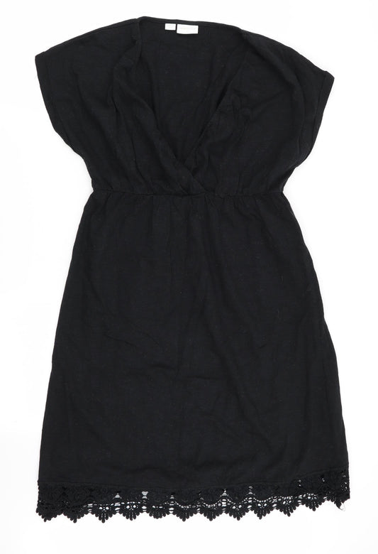 Mamalicious Womens Black   Fit & Flare  Size L