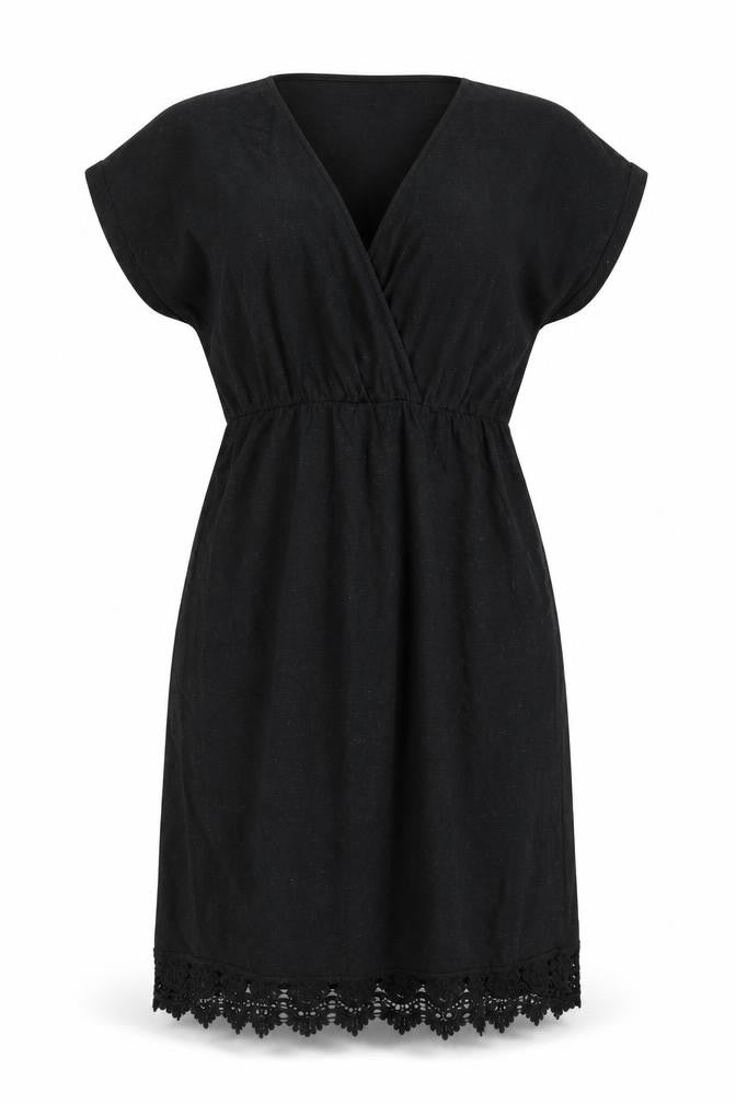 Mamalicious Womens Black   Fit & Flare  Size L