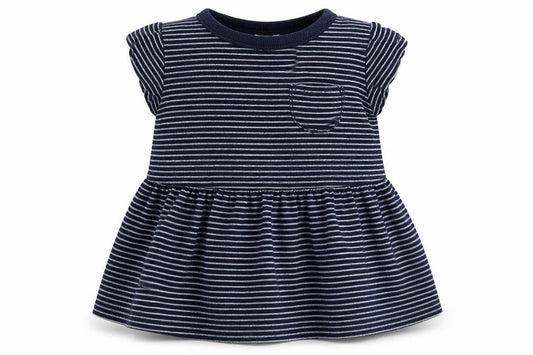 NEXT Girls Blue Striped  Fit & Flare  Size 6-9 Months