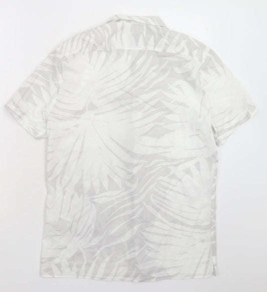 Zara Womens Multicoloured   Basic Button-Up Size S