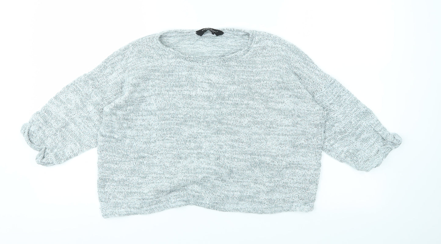 Dorothy Perkins Womens Grey   Basic T-Shirt Size 12