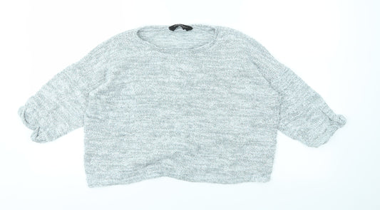 Dorothy Perkins Womens Grey   Basic T-Shirt Size 12