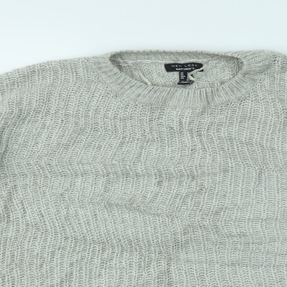 New Look Womens Grey   Pullover Jumper Size S