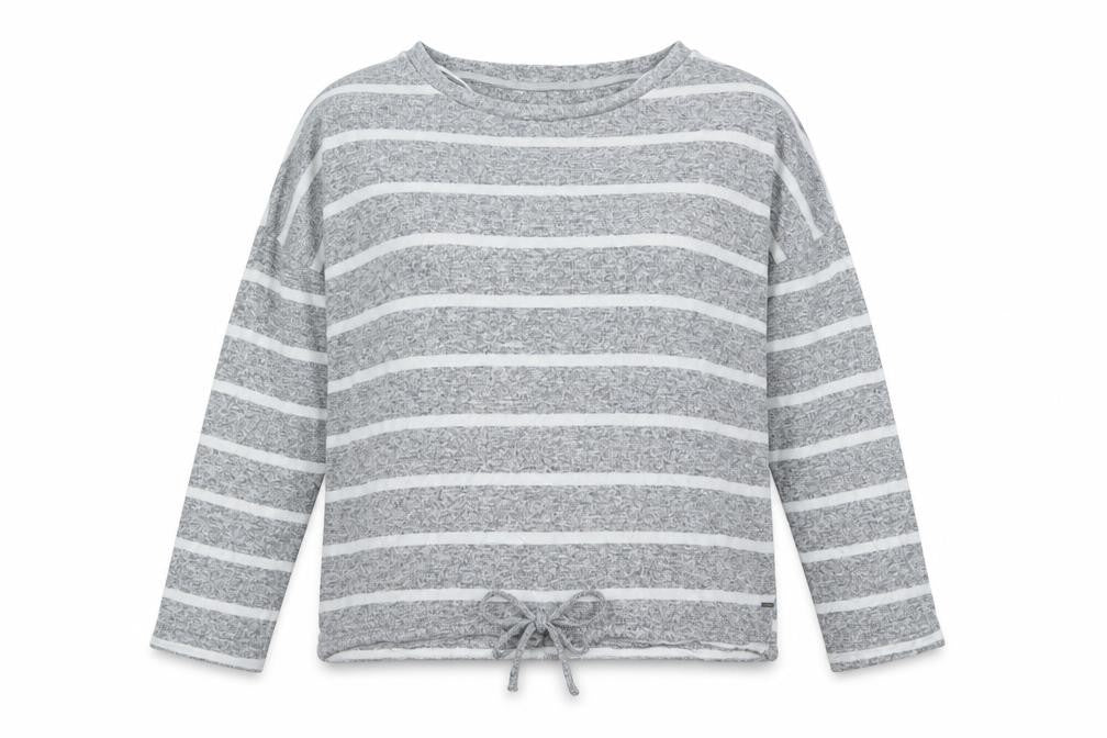 TU Womens Grey Striped  Pullover Jumper Size 12