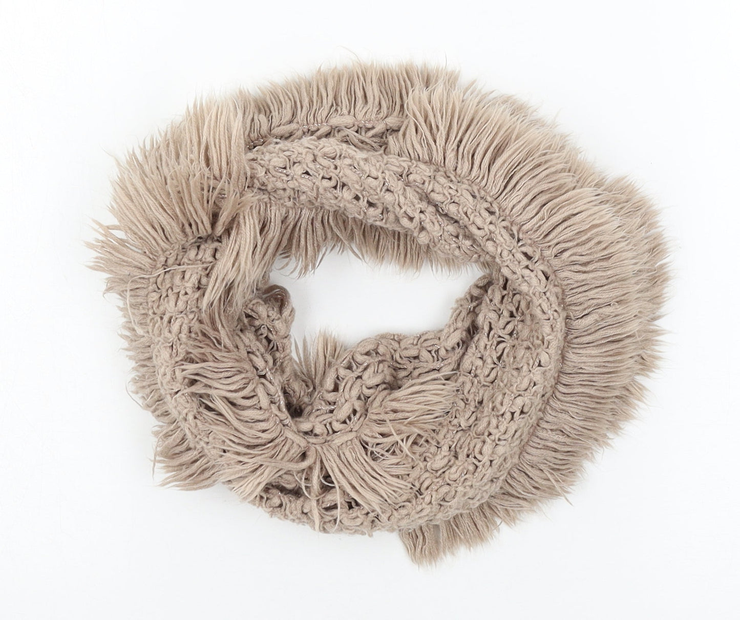 Preworn Womens Brown  Knit  Scarf