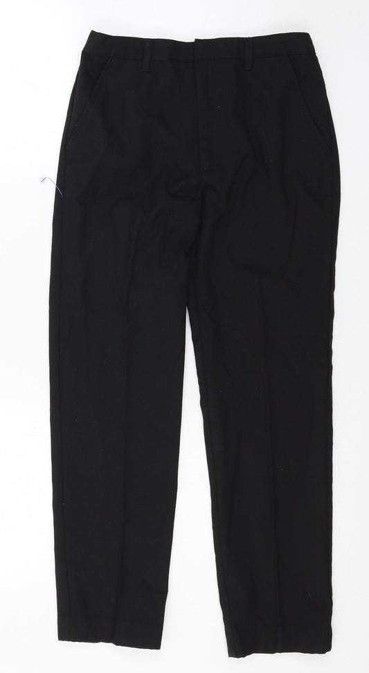 Nutmeg Boys Black   Dress Pants Trousers Size 11-12 Years