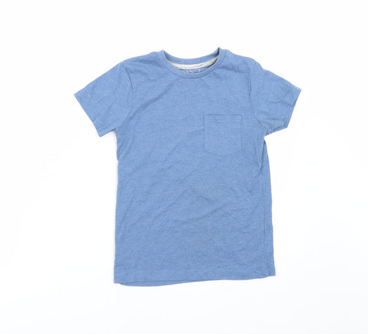Matalan Boys Blue   Basic T-Shirt Size 6 Years