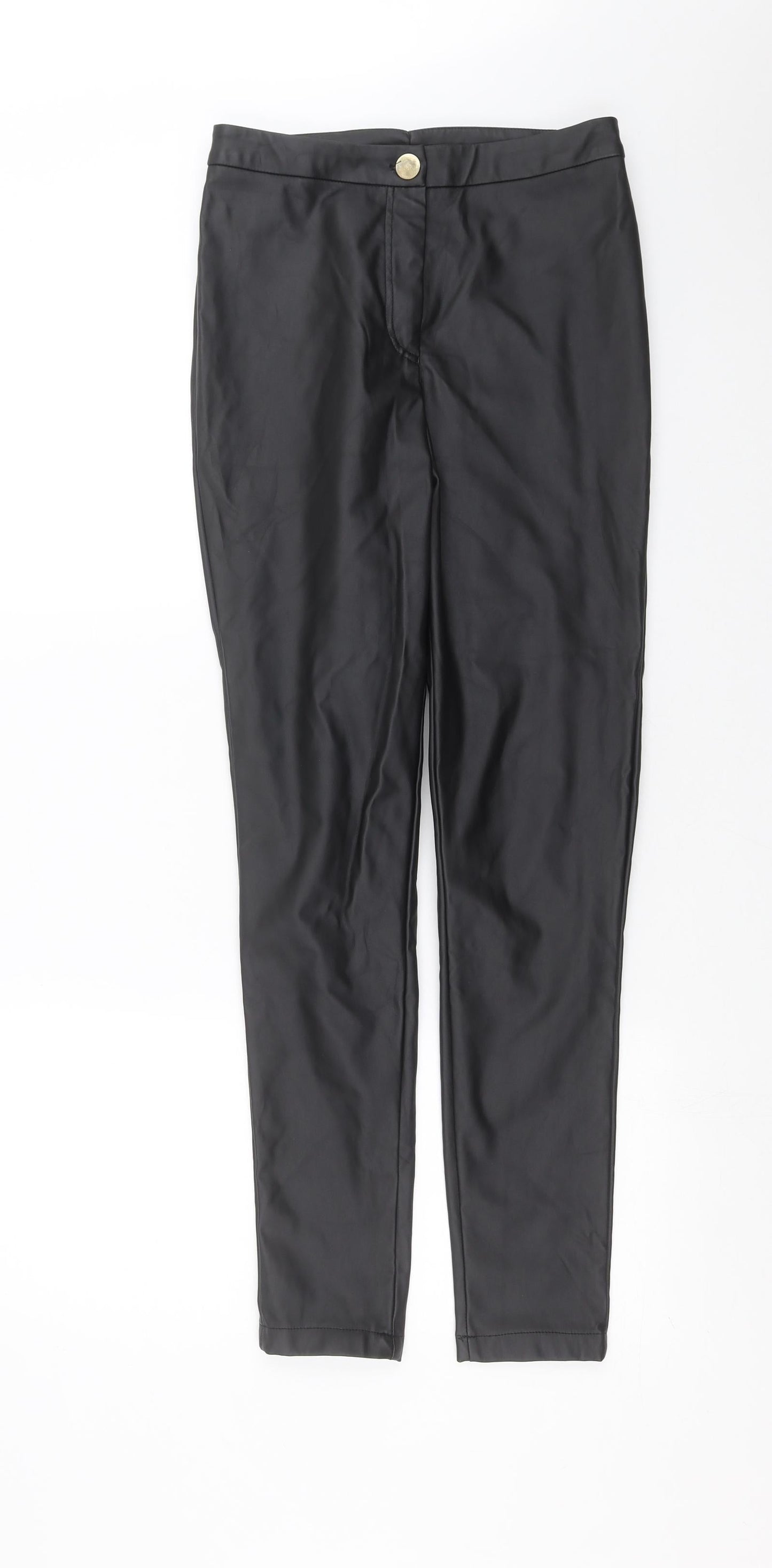 Missguided Womens Black   Trousers  Size 10 L29 in