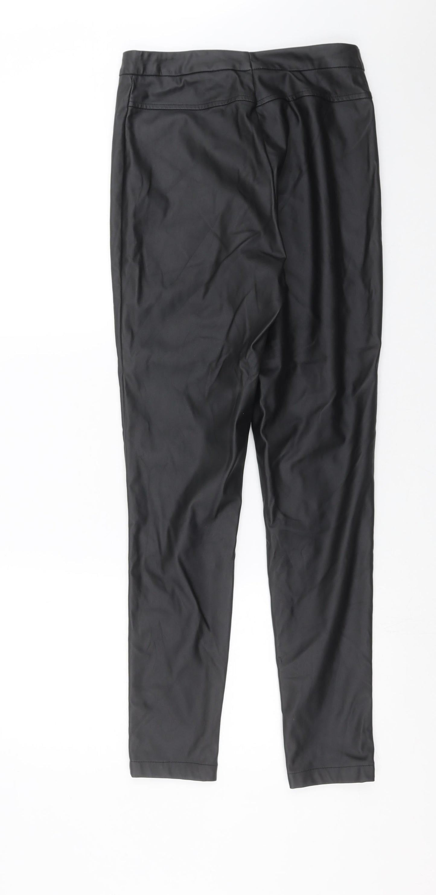 Missguided Womens Black   Trousers  Size 10 L29 in