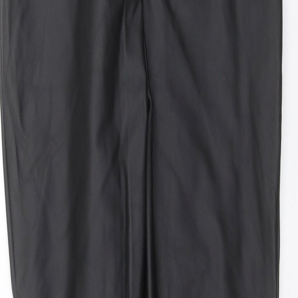 Missguided Womens Black   Trousers  Size 10 L29 in