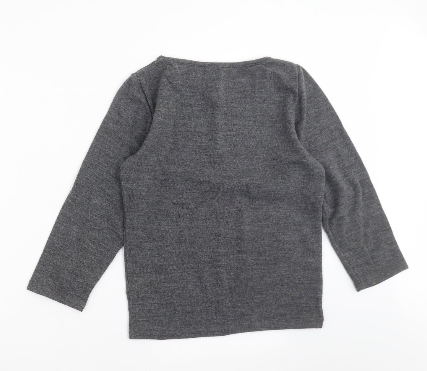 Evidence Womens Grey  Knit Pullover Jumper Size XL  - sequins