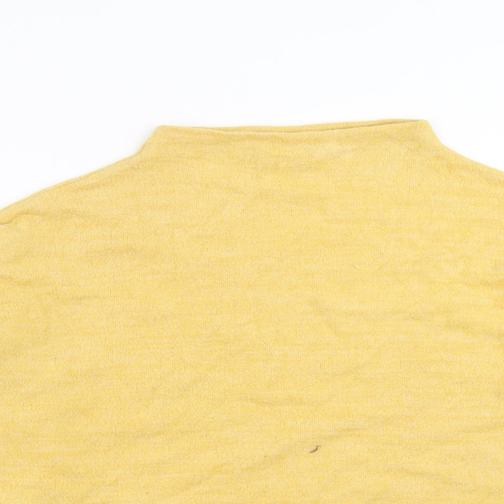 H&M Womens Yellow  Knit Pullover Jumper Size L