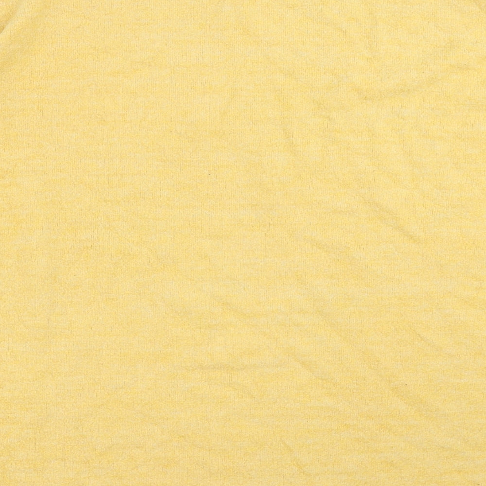 H&M Womens Yellow  Knit Pullover Jumper Size L