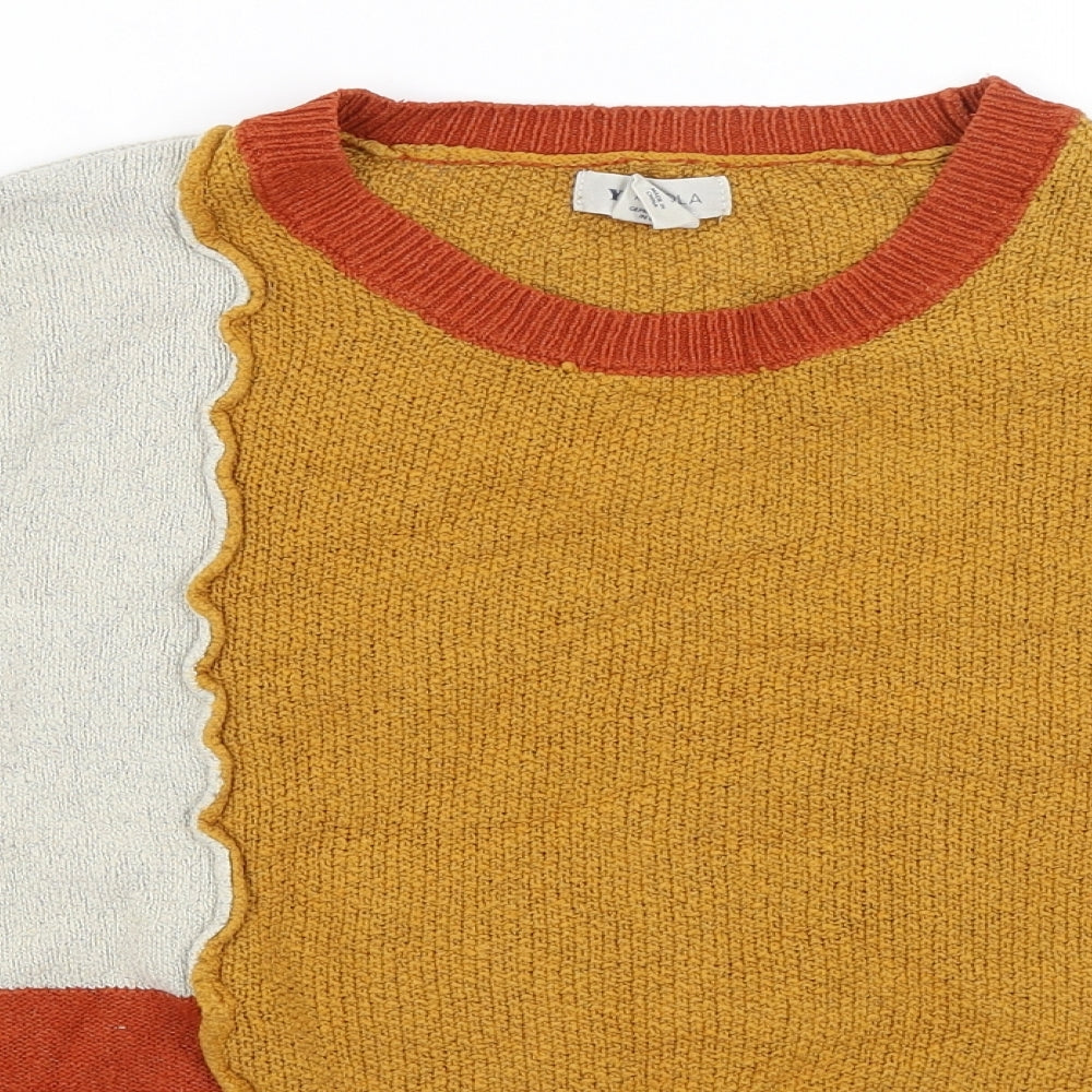 Yes Lola Womens Brown   Pullover Jumper Size S