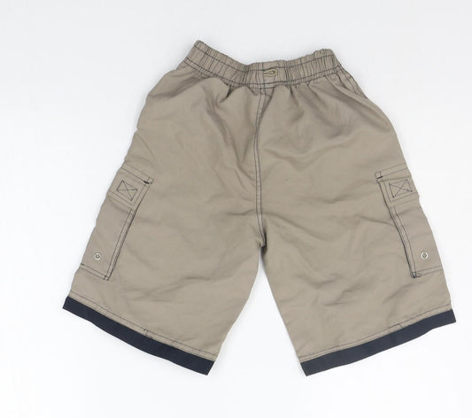 James Darby Boys Beige   Chino Shorts Size S