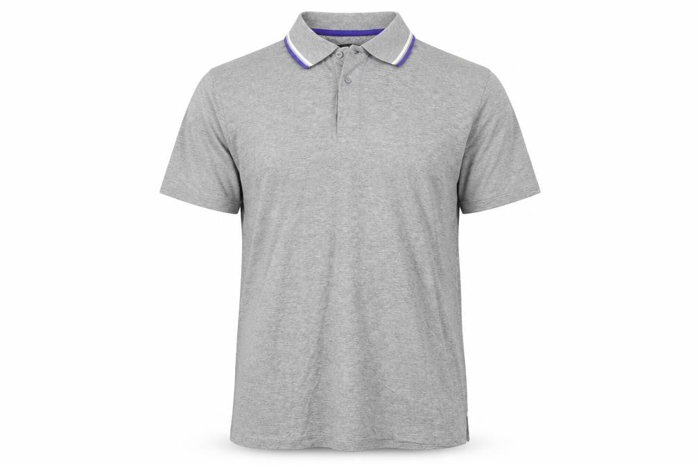 Avenue Mens Grey    Polo Size L