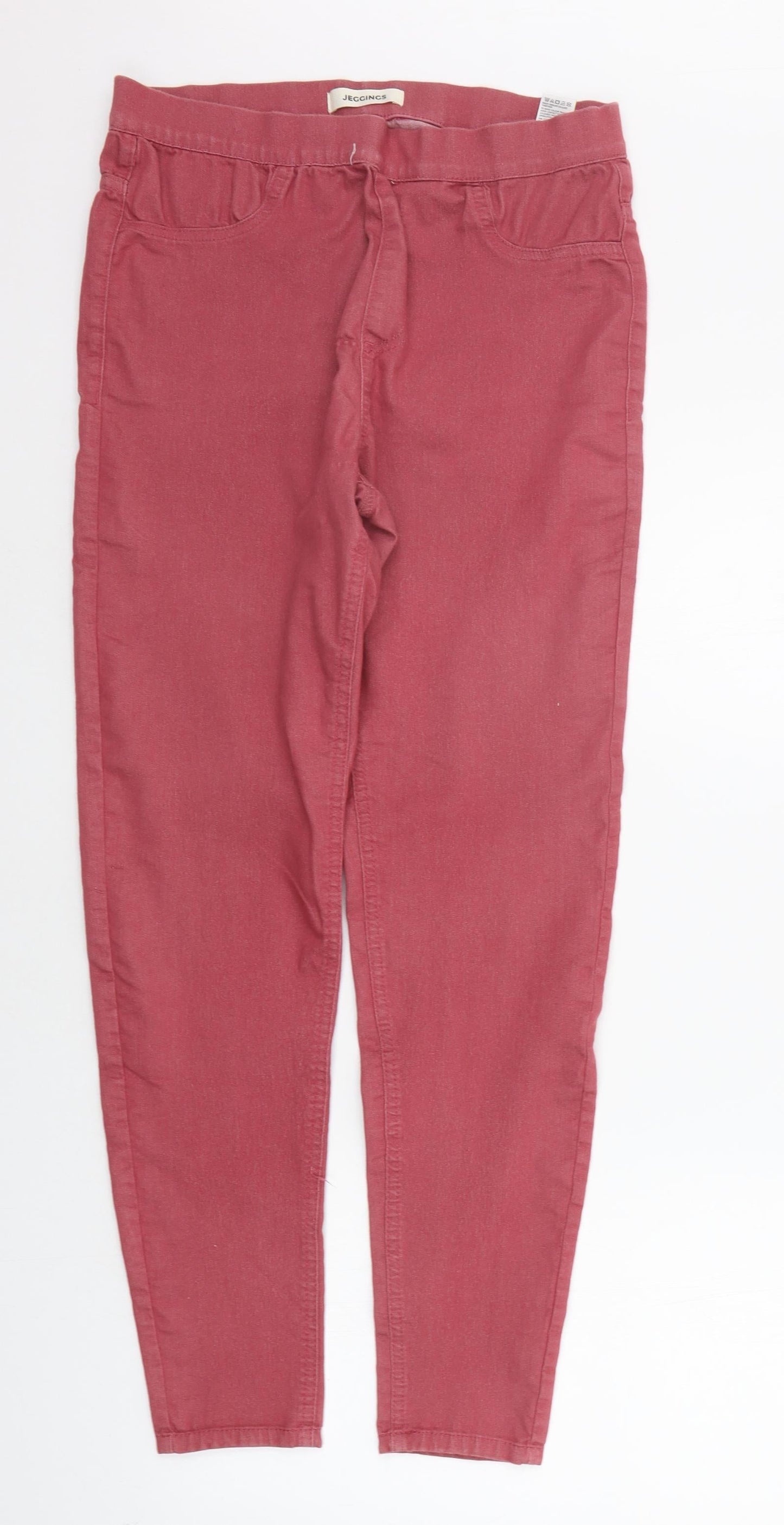 Marks and Spencer Womens Red   Jegging Leggings Size 12 L26 in