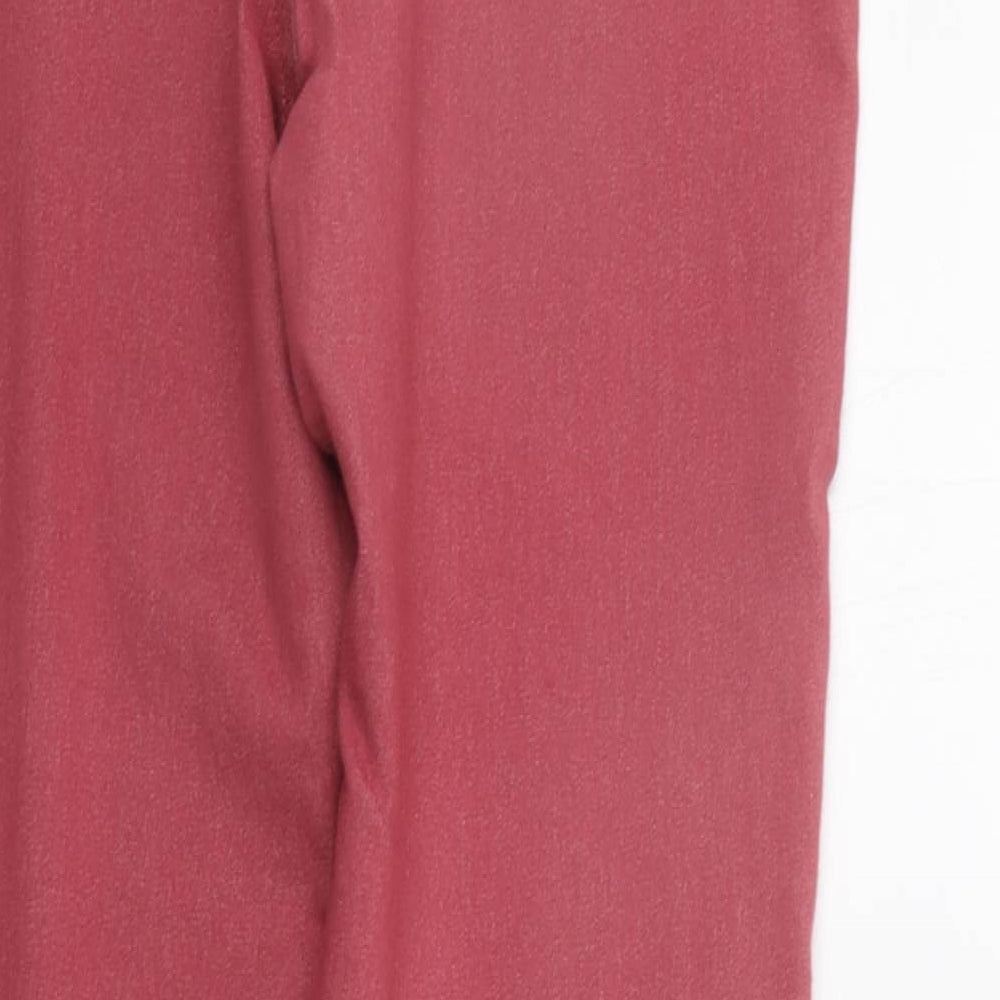 Marks and Spencer Womens Red   Jegging Leggings Size 12 L26 in