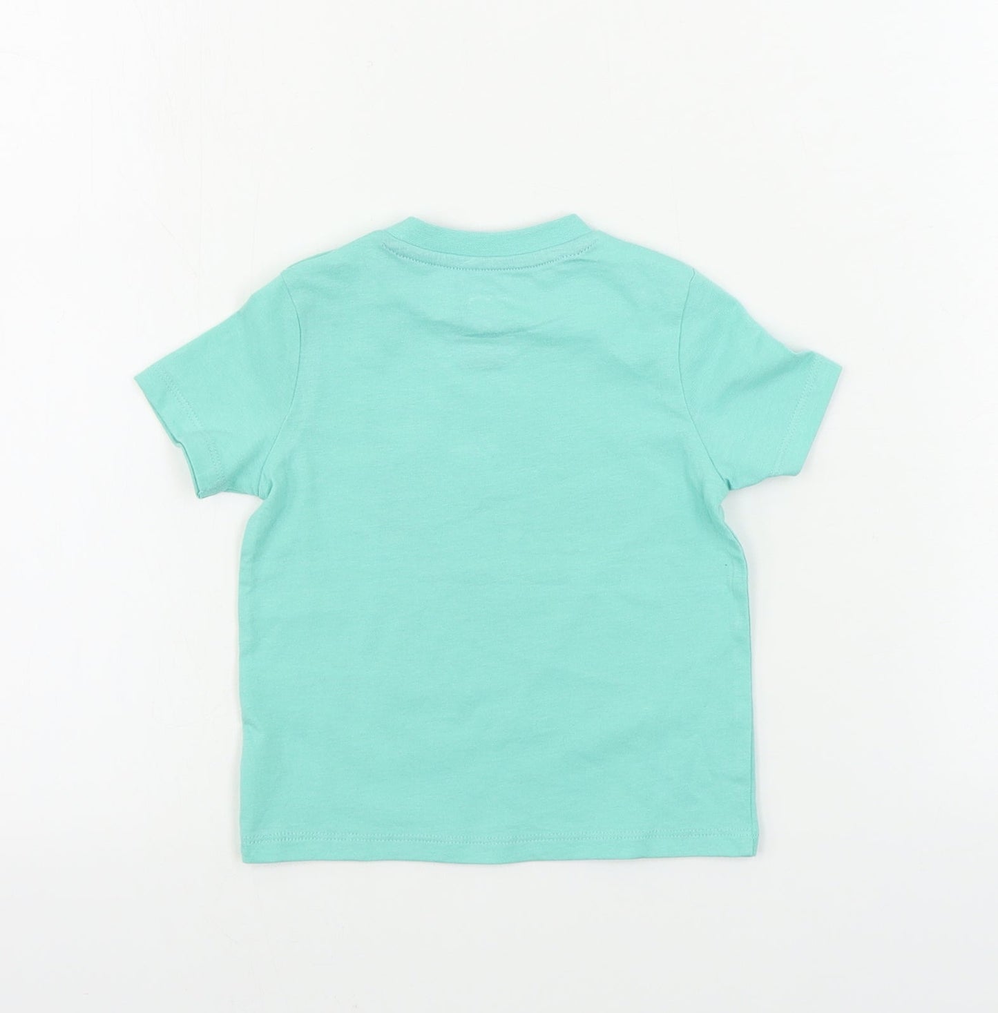 F&F  Boys Green   Basic T-Shirt Size 12-18 Months