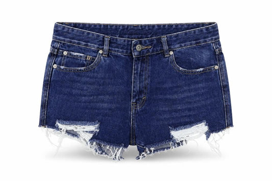 Pull&Bear  Womens Blue   Cut-Off Shorts Size 30 in