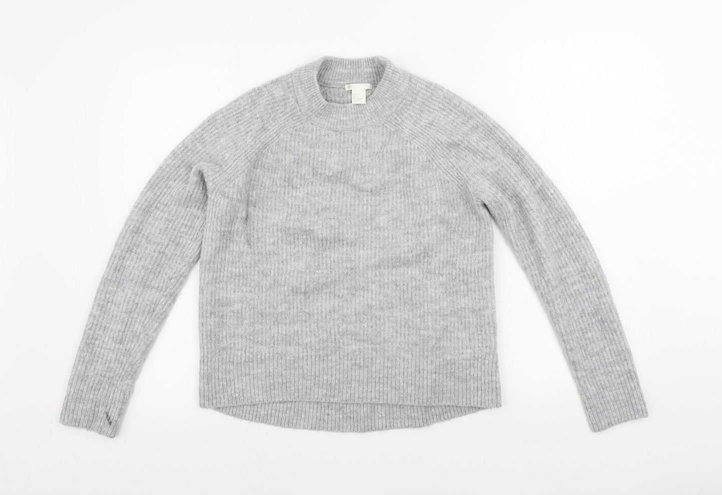 H&M  Womens Grey   Pullover Jumper Size S