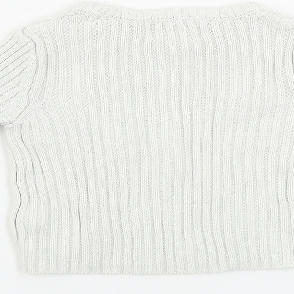 Aspen Boys White   Pullover Jumper Size 2 Years