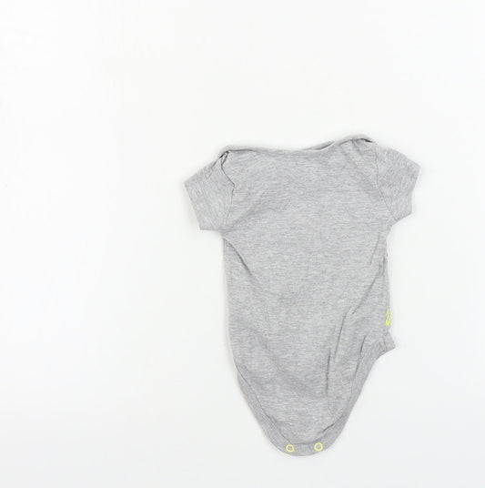 pep&co Boys Grey   Babygrow One-Piece Size 0-3 Months