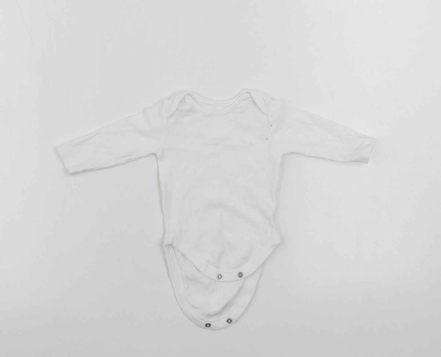 George  Baby White   Babygrow One-Piece Size 0-3 Months